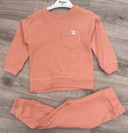 Костюм Partner "Вафельный" персиковый, девочка 2-3-4-5 лет