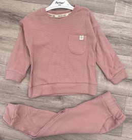 Костюм Partner "Вафельный" терракотовый, девочка 2-3-4-5 лет