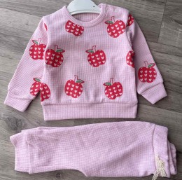 Костюм Hugg "Яблука" рожевий, дівчинка 6-9-12-18 місяців