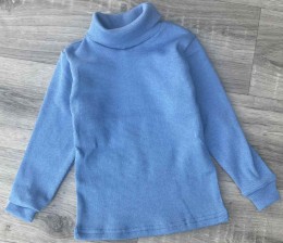 Водолазка "Однотонный" голубой, мальчик 5-7-9-10-11 лет