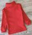 Водолазка "Однотонный" красный, девочка 5-7-9-10-11 лет, фото