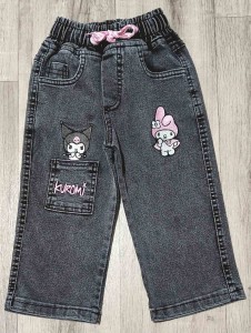 Джинсы Hiwro "Девочка" серые, девочка 1-2-3-4 лет