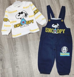 Комбинезон Mandalino «Собачка» синий (темный), мальчик 12-18-24 месяцев