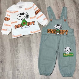 Комбинезон Mandalino «Собачка» зеленый, мальчик 12-18-24 месяцев