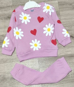 Костюм CGS "Квіточки" фіолетовий (бузковий), дівчинка 6-9-12-18 місяців