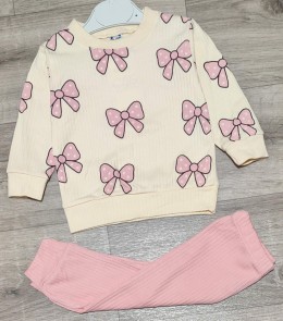 Костюм СGS "Бантик" розовый (пудровый), девочка 6-9-12-18 месяцев