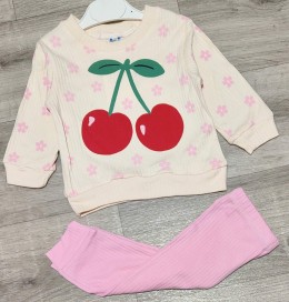 Костюм СGS "Вишенки" розовый (светлый), девочка 6-9-12-18 месяцев