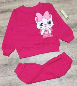 Костюм  Foxx Kids '''Smile'' малиновый, девочка 1-2-3-4 года