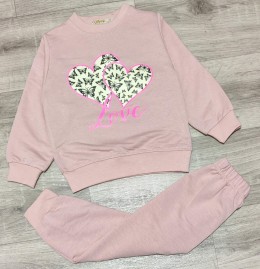 Костюм Digidik Kids "Love" розовый (пудровый), девочка 3-4-5-6-7 лет