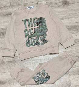 Костюм CMK ''Динозавр'' бежевый, мальчик 3-5-7-9 лет