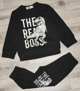 Костюм CMK ''Динозавр'' черный, мальчик 3-5-7-9 лет