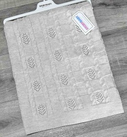 Плед Story Baby «Листочки» бежевый, унисекс 90*100