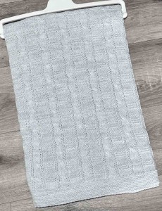 Плед Buude Kids «Косичка» серый, унисекс 110*110