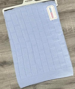 Плед Story Baby «Прямоугольник» голубой, мальчик 100*110