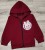 Кофта "Лабубу" , бордовый, девочка 5-7-9 лет, фото
