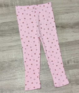 Лосины Bagci «Сердечка» розовый, девочка 1-2-3-4 года