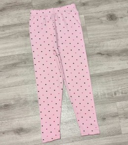 Лосины Bagci «Сердечка» розовый (пудровый), девочка 5-6-7-8 лет