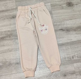 Спортивные штаны Balla Kids «Lovely» бежевый, девочка 1-2-3-4 года