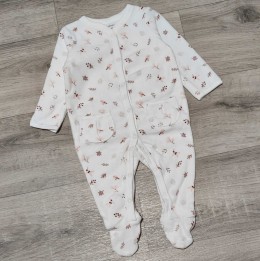 Человечек «Липисточки» белый, унисекс 0-3 месяца