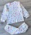 Пижама Supermini "Сердечка" молочный, девочка 5-6-7-8 лет, фото