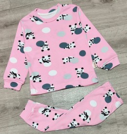 Пижама Supеrmini «Панда» розовый, девочка 1-2-3-4 лет