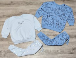 Костюм «Friends» голубой+синий, мальчик 18 месяцев