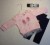 Костюм Bebico с повязкой бантиком розовый девочка, фото