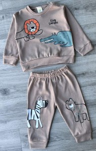 Костюм AIR Baby "Safari" коричневый, мальчик 6-9-12-18 месяцев