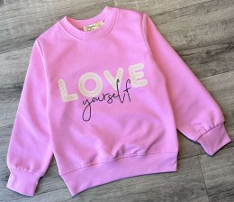 Реглан Digidik kids "Love" розовый, девочка 3-4-5-6-7 лет