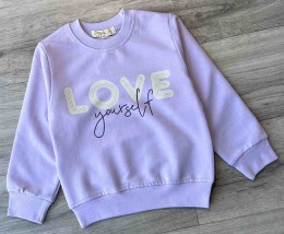 Реглан Digidik kids "Love" фиолетовый(сиреневый), девочка 3-4-5-6-7 лет