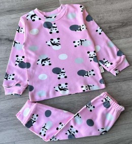 Пижама Supermini "Пандочка" розовый, девочка 5-6-7-8 лет