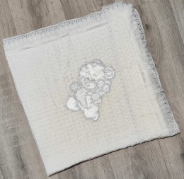 Плед Mizmiz «Bear» серебро, унисекс 80*90