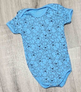 Боди "Медвежонок'', мальчик, голубой 3-6-9-12 месяцев