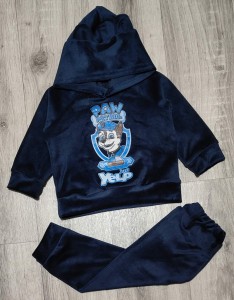 Костюм "Paw" синий(темный), мальчик 9-12-24-36 месяцев