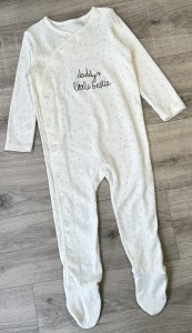 Человечек «Love» молочный, унисекс 9-12 месяцев