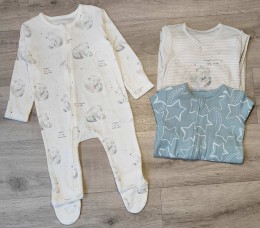 Человечек «Медвеженок» мікс цветов, мальчик 6-9 месяцев