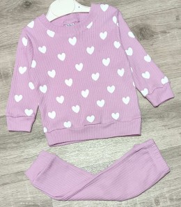 Костюм СGS "Сердца" фиолетовый(сиреневый), девочка 6-9-12-18 месяцев