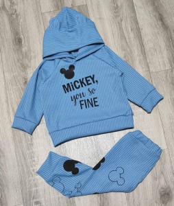 Костюм «You so fine» синий, мальчик 9-12-24-36 месяцев