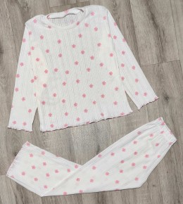 Пижама "Цветочки2" розовый, девочка 10-11-12-13 лет