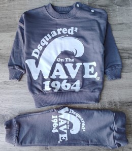Костюм «Wave» графітовий, хлопчик  6-12-18-24 місяців
