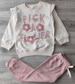 Костюм Bobisko “Pick a flower” персиковый, девочка 2-3-4-5 лет