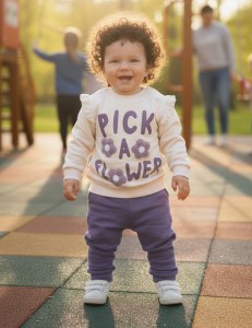 Костюм Bobisko “Pick a flower” фіолетовий, дівчинка 2-3-4-5 років