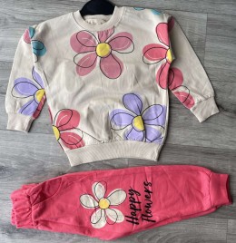 Костюм Lovella "Happy Flowers" коралловый, девочка 2-3-4-5 лет