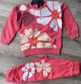 Костюм Lovella "Цветочки" коралловый, девочка 2-3-4-5 лет