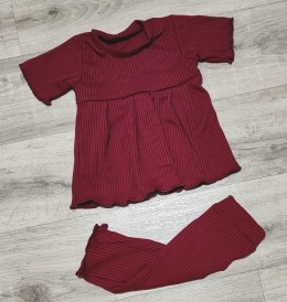 Костюм «Однотонный» бордовый, девочка 1,5-3-5-7-9 лет