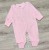 Человечек  "Однотонный"' розовый, девочка 0-3 месяцев, фото 1