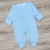 Человечек  "Однотонный"' голубой, мальчик 0-3 месяцев, фото 1