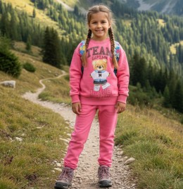 Костюм "TEAM” рожевий,  дівчинка 2-3-4 років