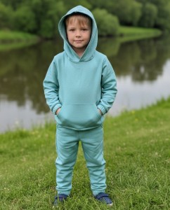 Костюм Difa Kids "Однотонный" зеленый (бирюзовый), мальчик 2-3-4-5 лет