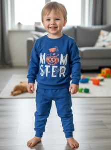 Костюм Mixima  "Гарбуз" синій, хлопчик 1-2-3-4 років